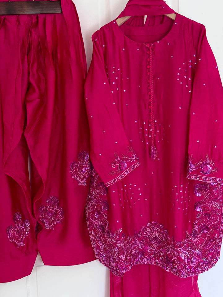 PURE SHEESHA SILK FARSHI SHALWAR FRSH42