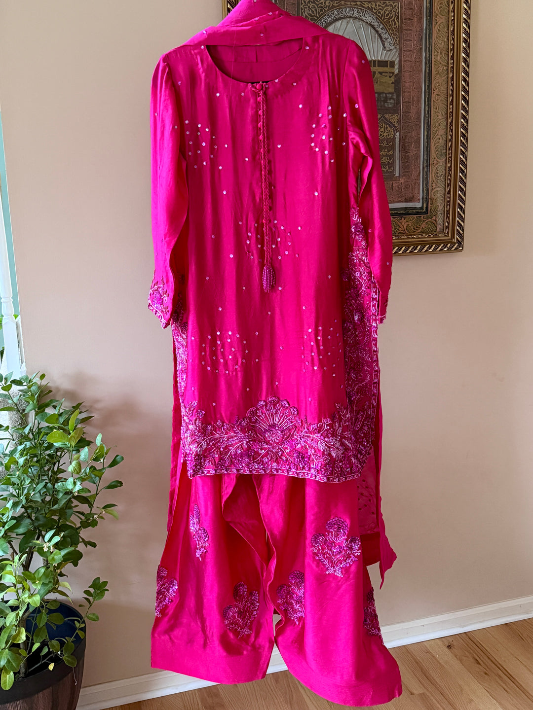 PURE SHEESHA SILK FARSHI SHALWAR FRSH42