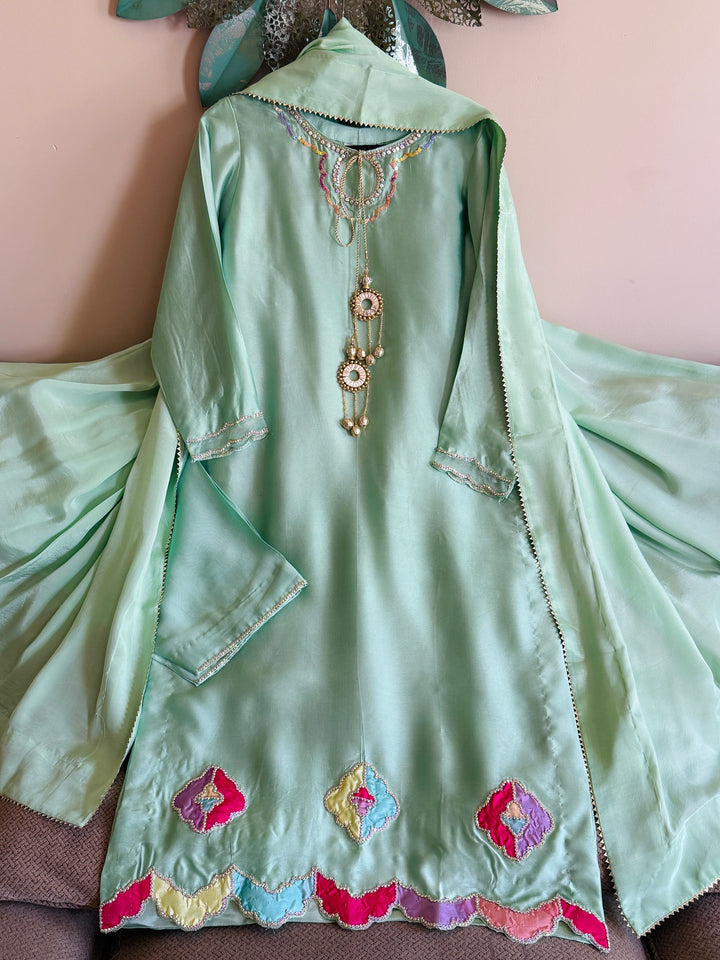 PURE SHEESHA SILK CUSTOM PARTYWEAR MUSF02