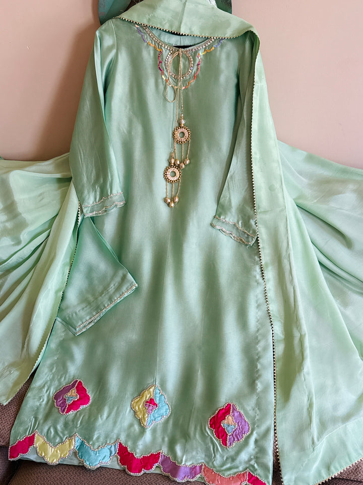 PURE SHEESHA SILK CUSTOM PARTYWEAR MUSF02