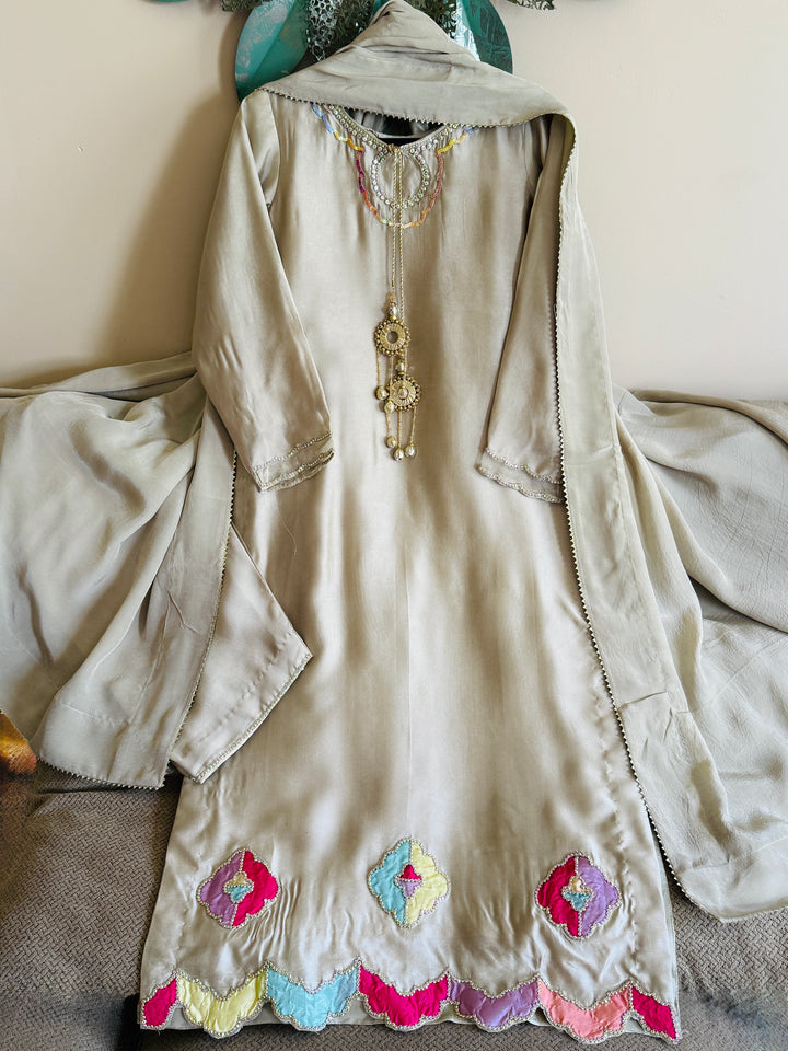 PURE SHEESHA SILK CUSTOM PARTYWEAR MUSF03