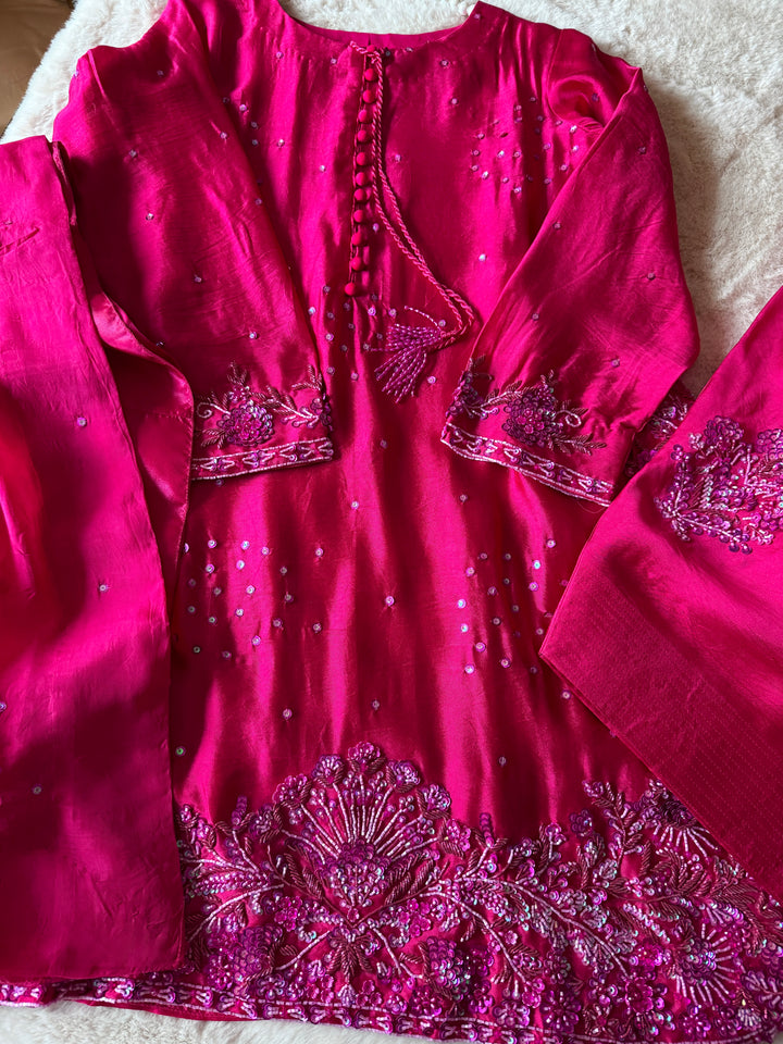 PURE SHEESHA SILK FARSHI SHALWAR FRSH42
