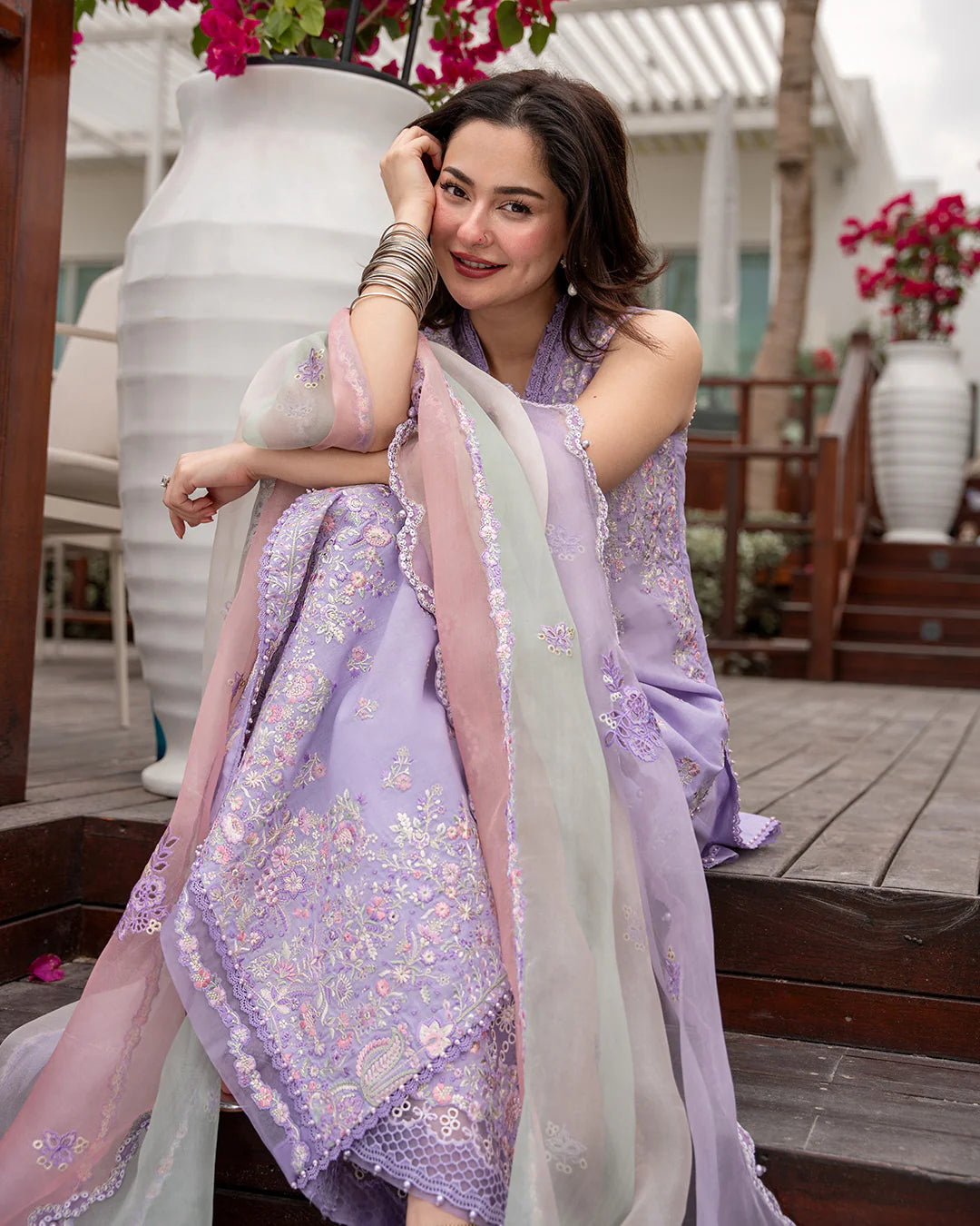 FAIZA SAQLAIN LUXURY LAWN COLLECTION AYA SUELA