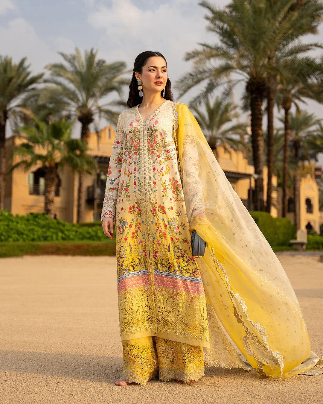 FAIZA SAQLAIN LUXURY LAWN COLLECTION AYA ARTA
