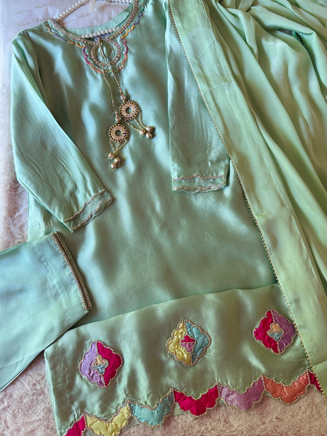 PURE SHEESHA SILK CUSTOM PARTYWEAR MUSF02