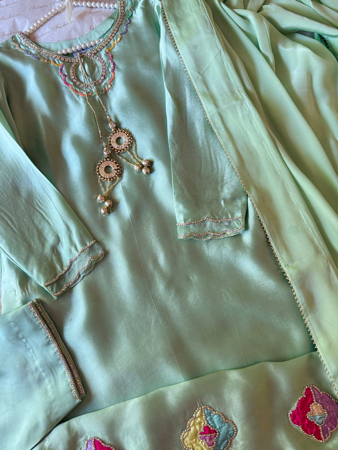 PURE SHEESHA SILK CUSTOM PARTYWEAR MUSF02
