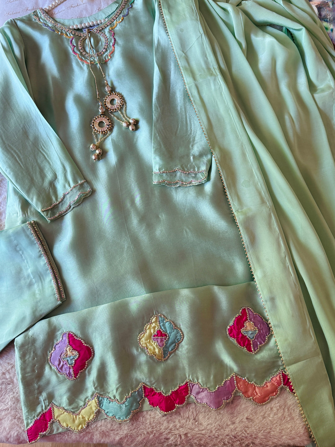 PURE SHEESHA SILK CUSTOM PARTYWEAR MUSF02