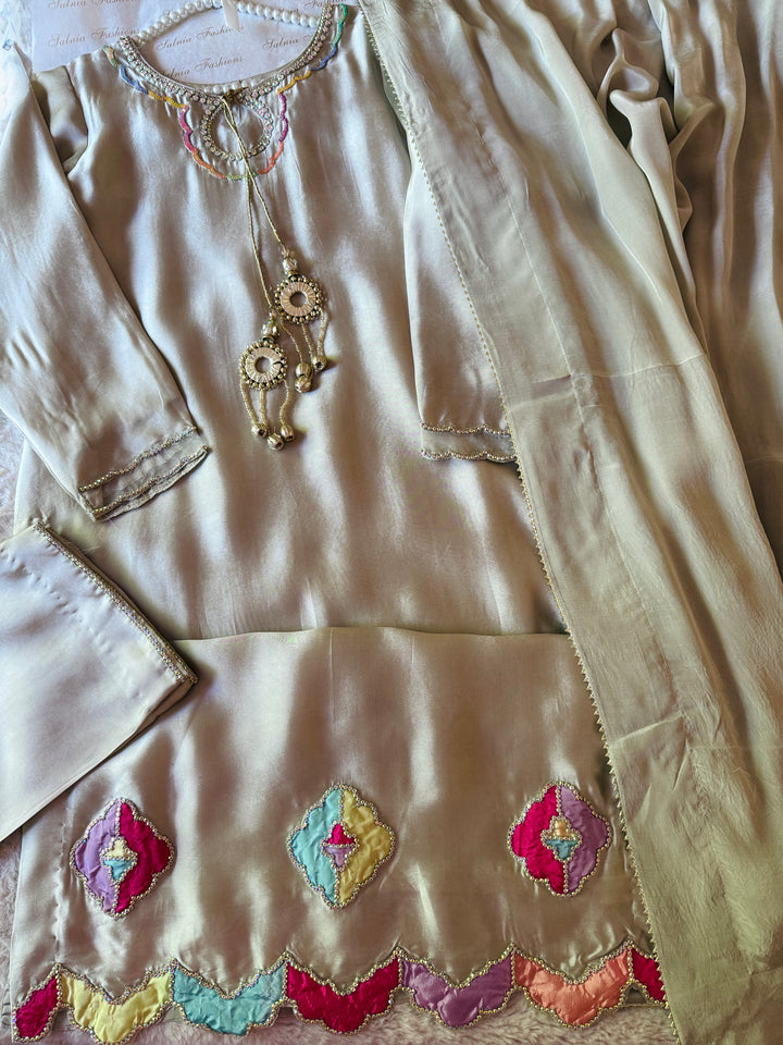 PURE SHEESHA SILK CUSTOM PARTYWEAR MUSF03