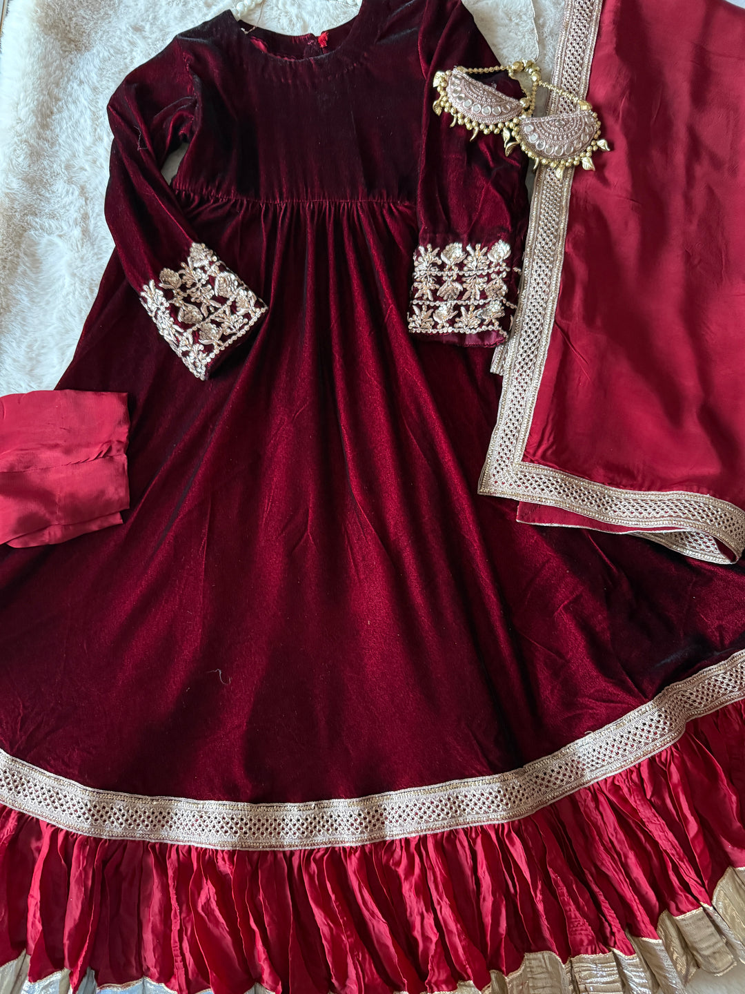 KIDS VELVET FORMAL VLKD02