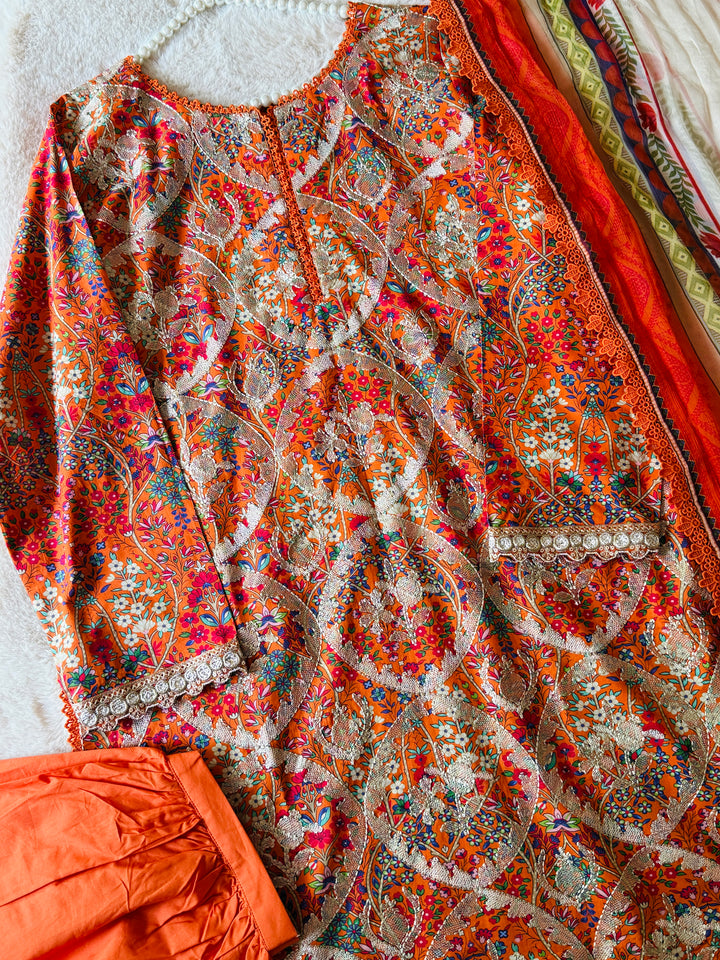 MARIAB MPRINTS LAWN COLLECTION 3A
