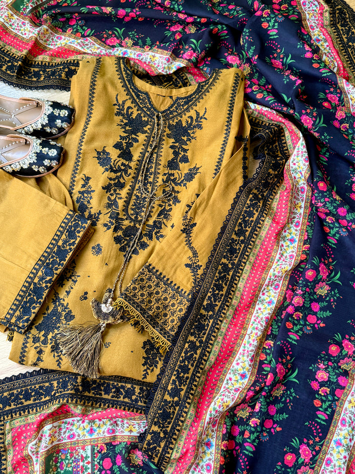 HUSSAIN REHAR WINTER COLLECTION SAAGE HRSF08