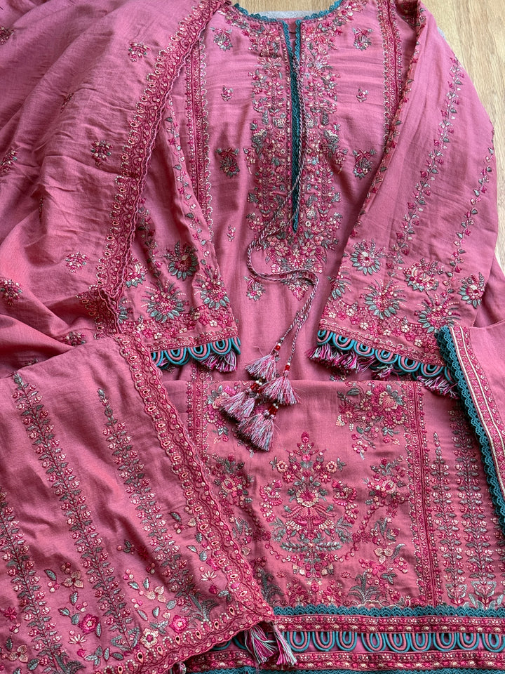 HUSSAIN REHAR WINTER COLLECTION TULLE HRSF03