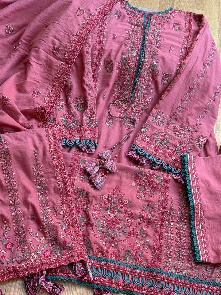 HUSSAIN REHAR WINTER COLLECTION TULLE HRSF03