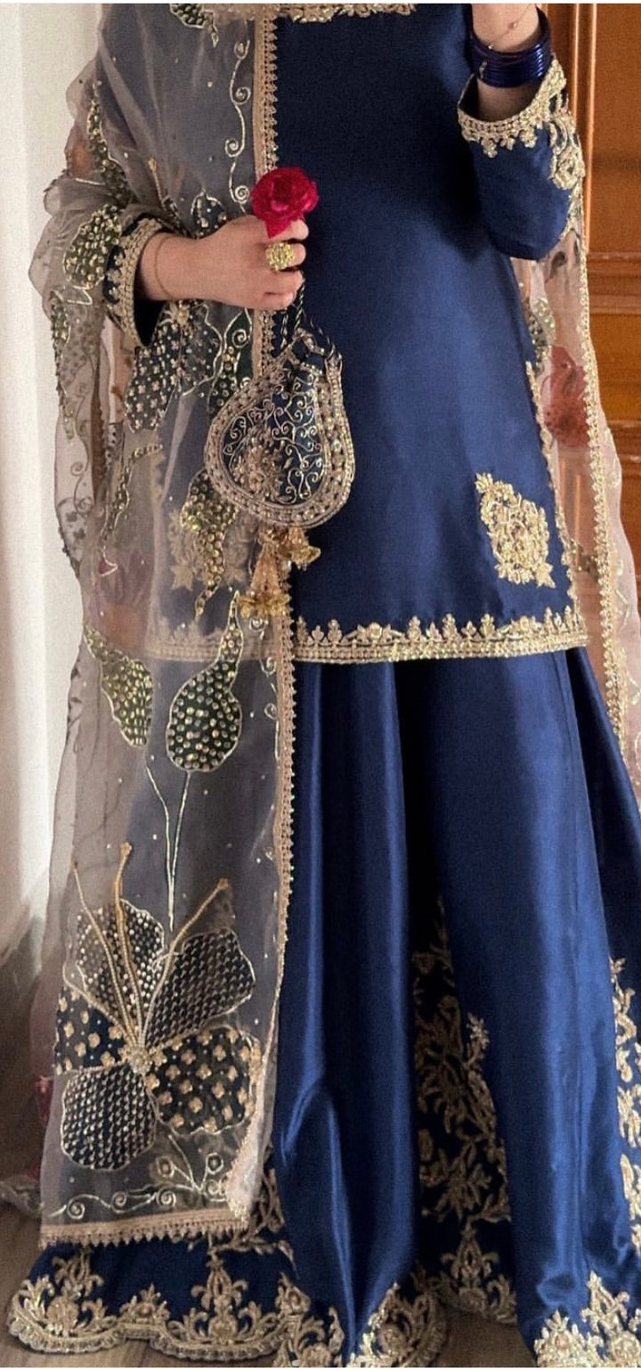 HEAVY PARTYWEAR SHARARA SET SFNQ02