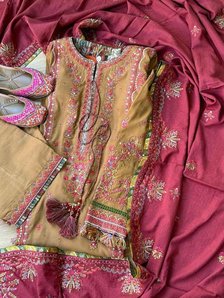 HUSSAIN REHAR WINTER COLLECTION TAWN HRSF05