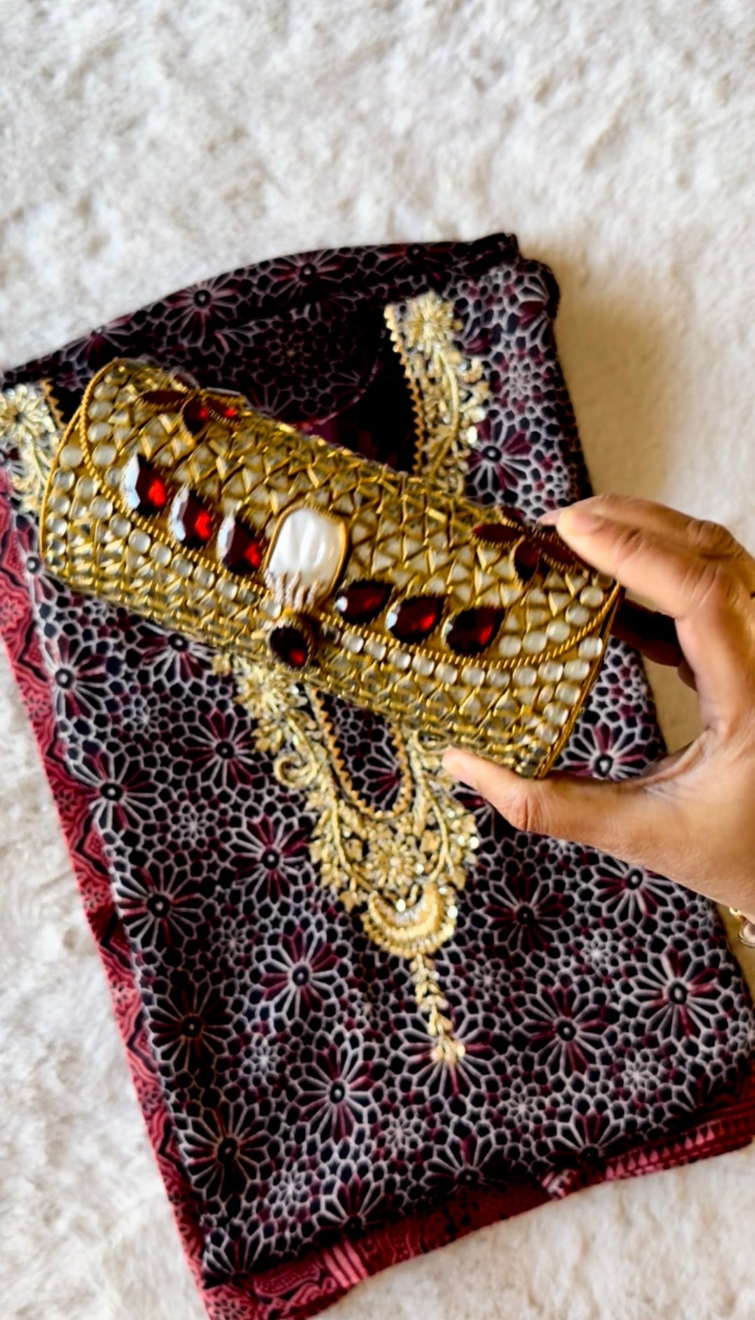 KUNDAN DOLKI CLUTCH IRA