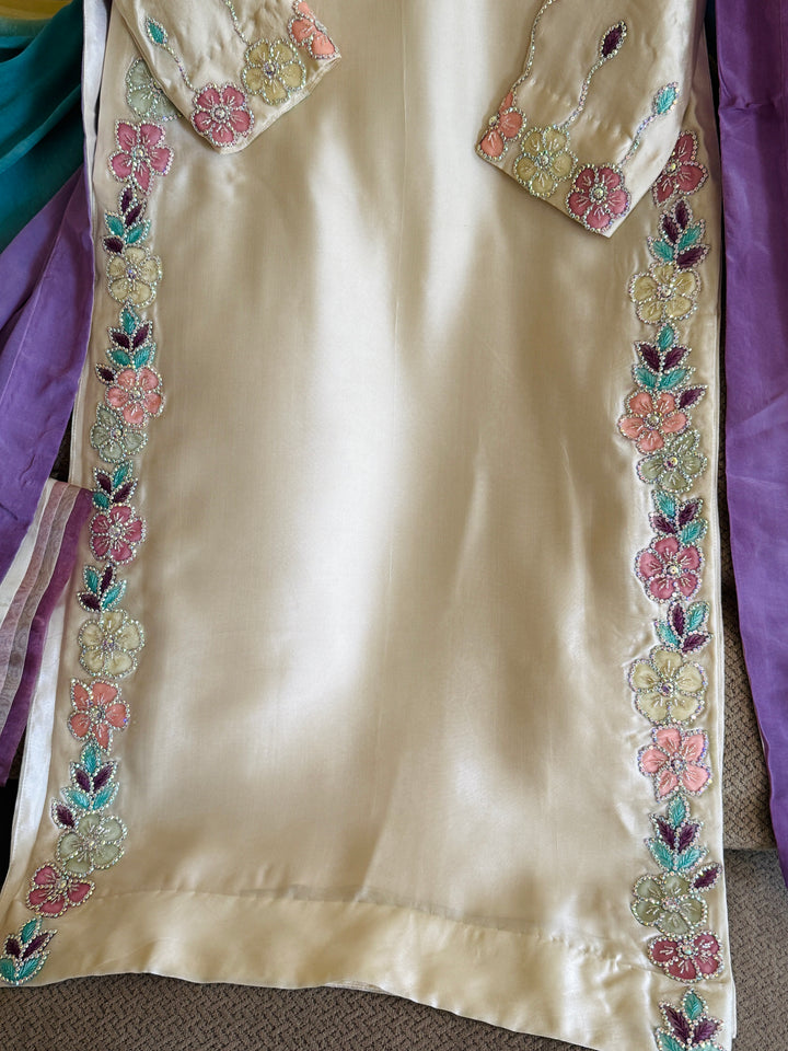 PURE SHEESHA SILK CUSTOM PARTYWEAR MUSF16