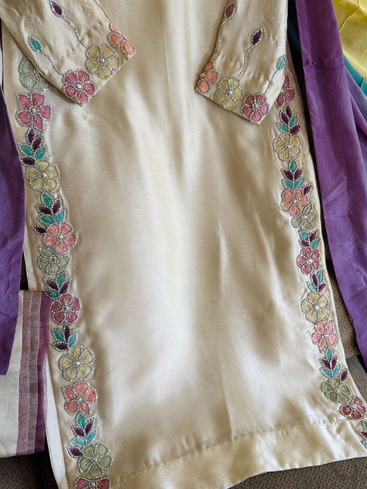 PURE SHEESHA SILK CUSTOM PARTYWEAR MUSF16