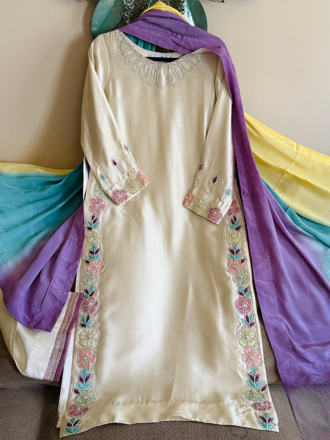 PURE SHEESHA SILK CUSTOM PARTYWEAR MUSF16