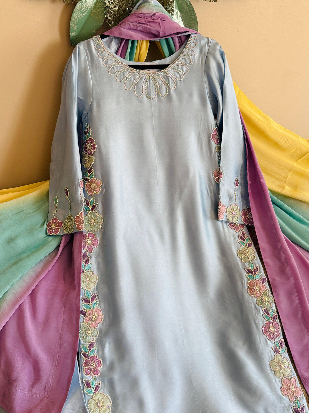 PURE SHEESHA SILK CUSTOM PARTYWEAR MUSF18