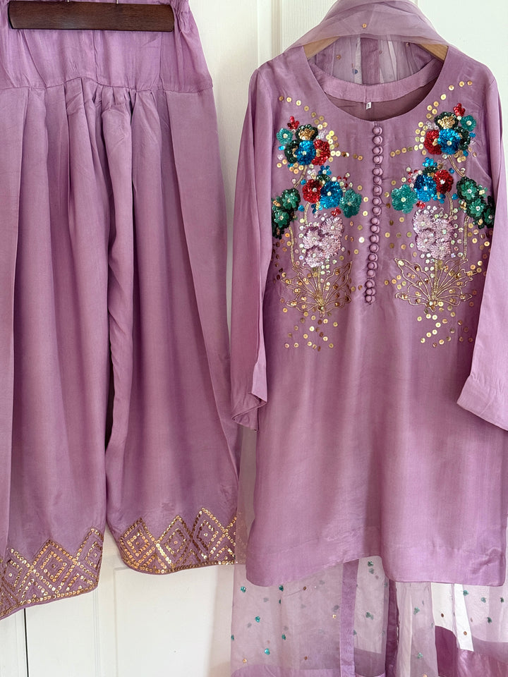 MUSE INSPIRED SILK FARSHI SHALWAR FRSH11
