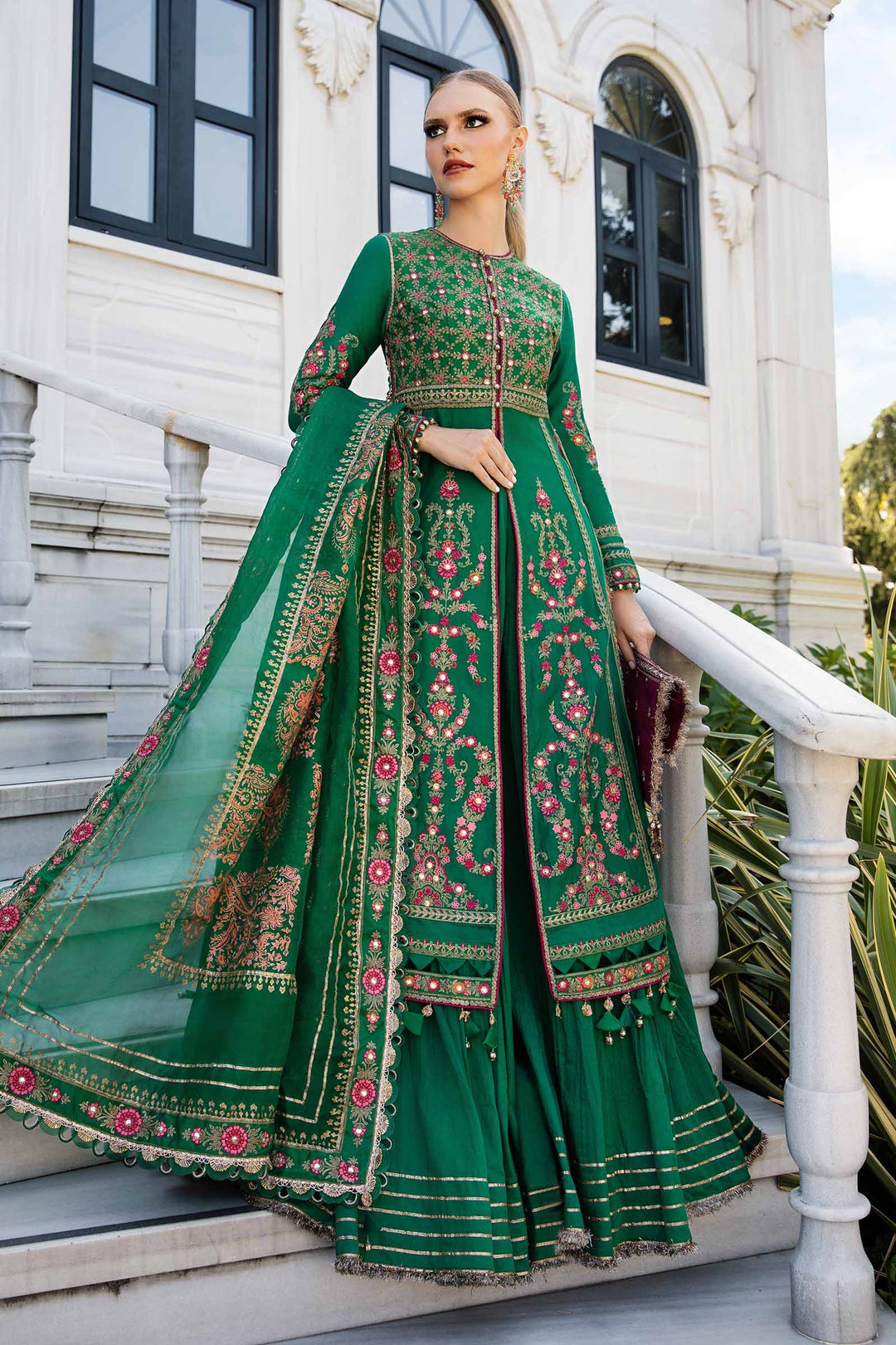 EMBROIDERED PARTYWEAR FROCK ALPW159