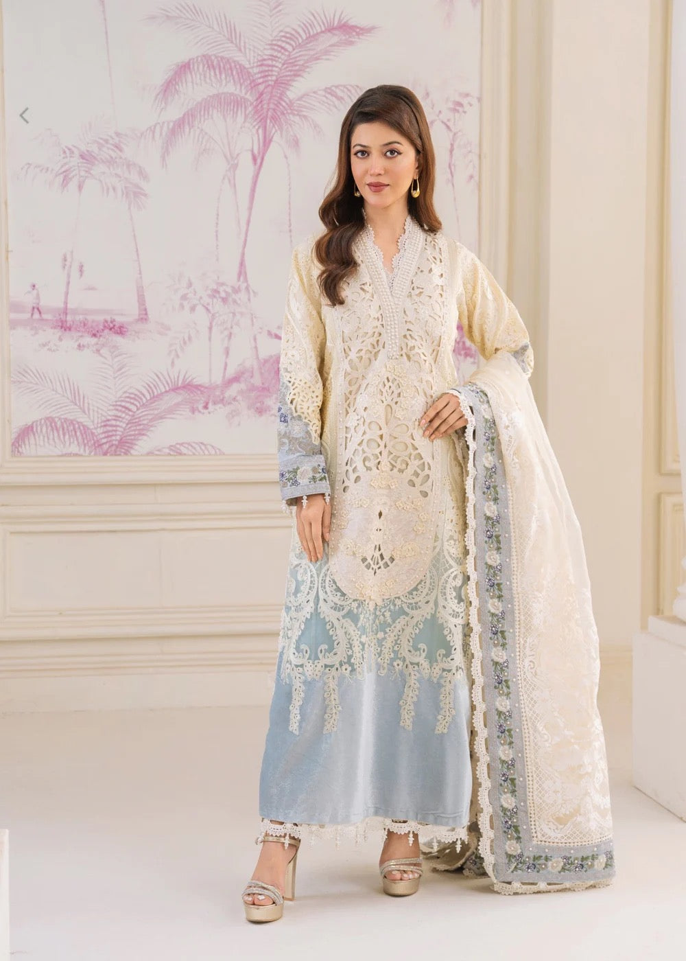 CHIFFON PARTYWEAR SUIT ALPW130