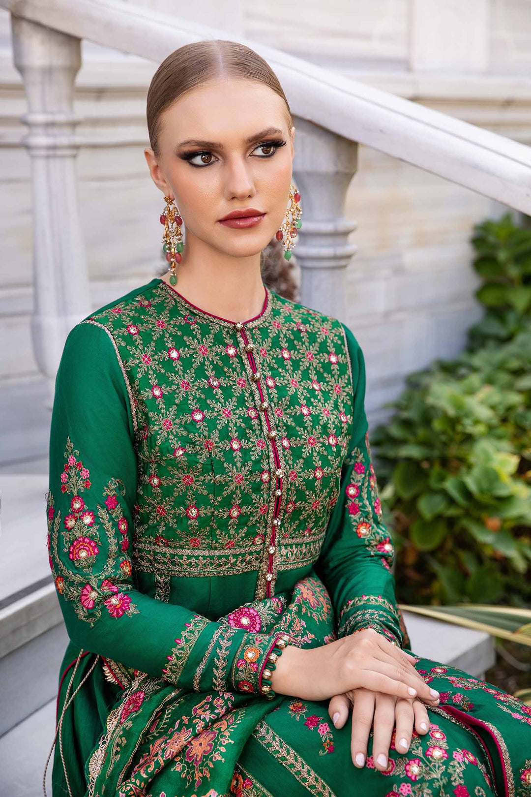EMBROIDERED PARTYWEAR FROCK ALPW159