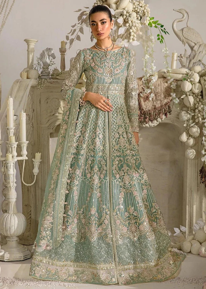 EMBROIDERED PARTYWEAR CHIFFON FROCK ALPW160