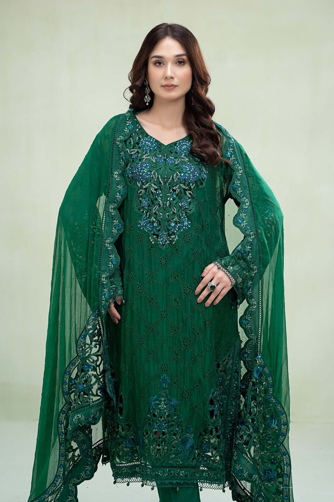 CHIFFON PARTYWEAR SUIT ALPW132