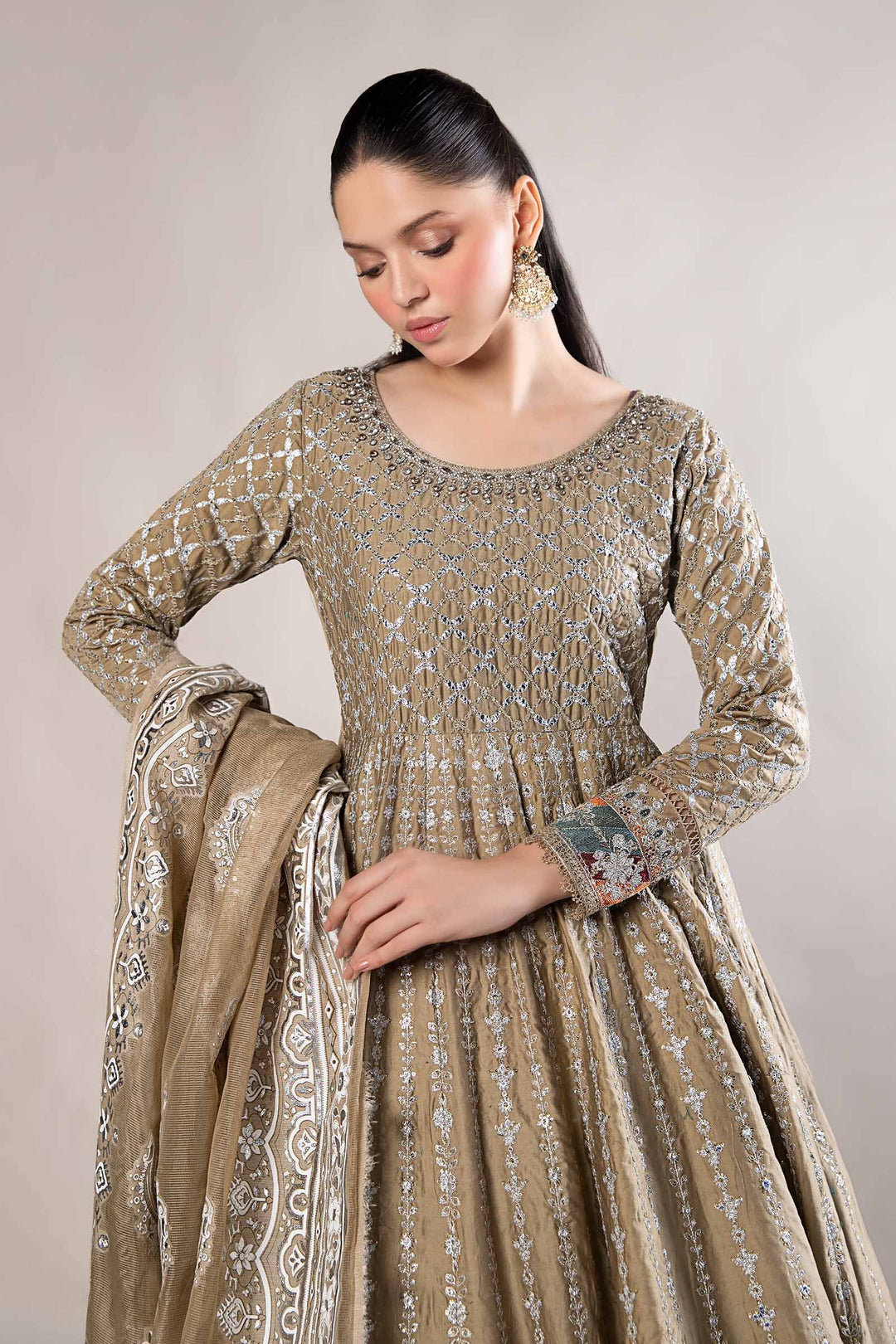 EMBROIDERED PARTYWEAR FROCK ALPW165