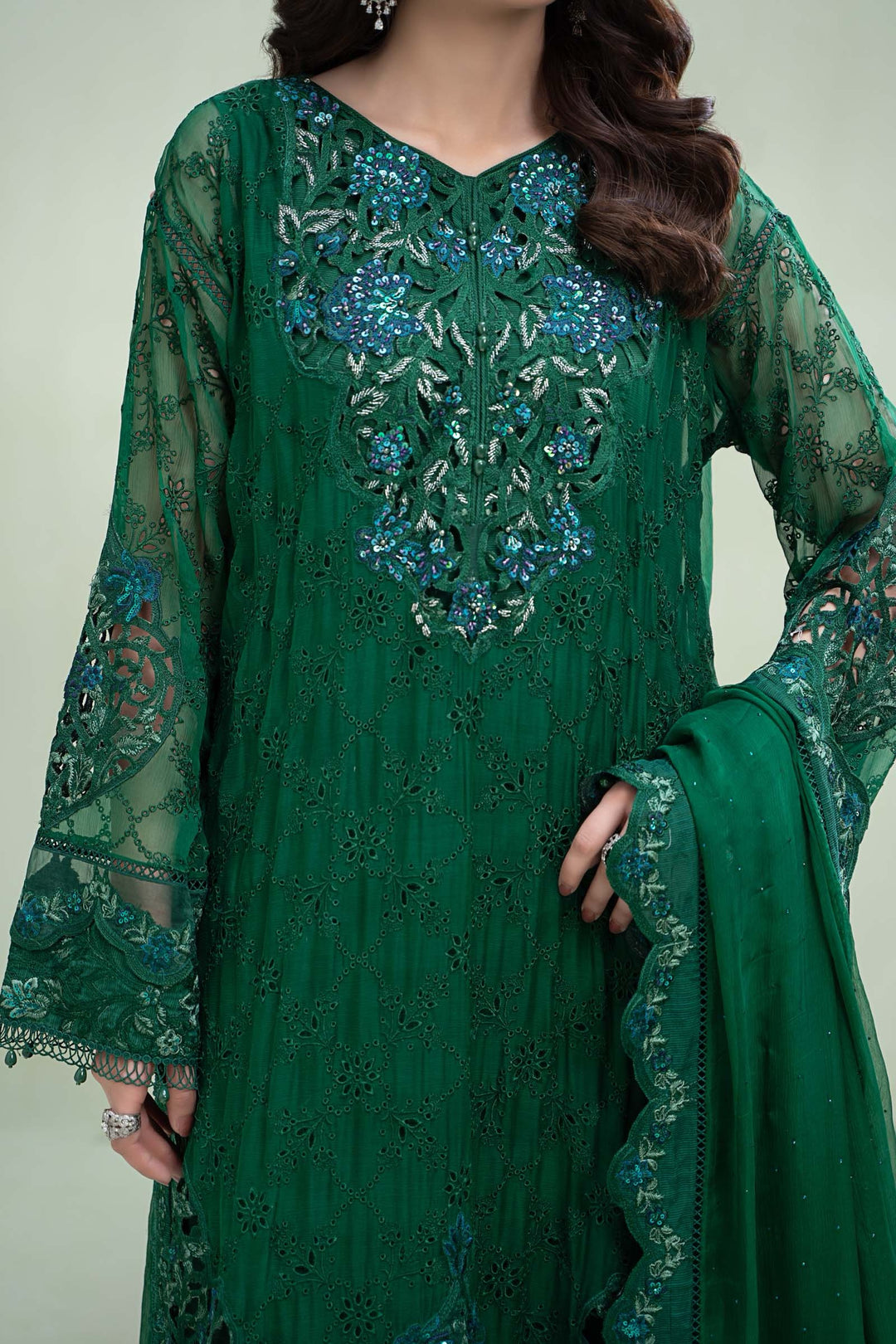 CHIFFON PARTYWEAR SUIT ALPW132
