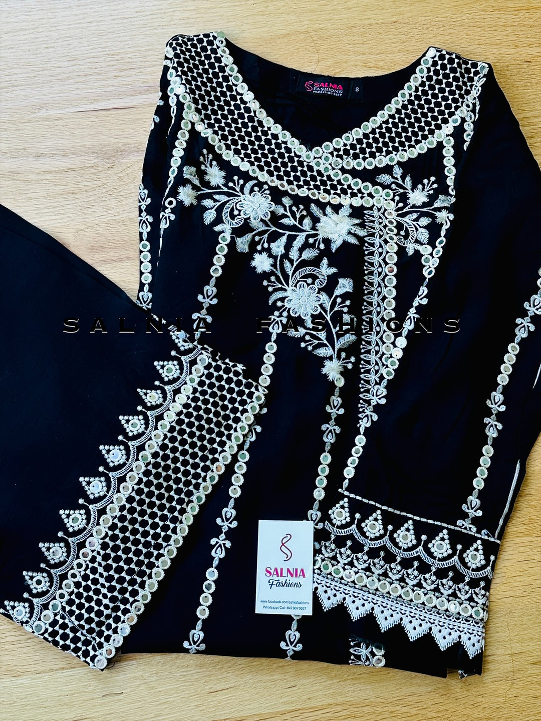 EMBROIDERED CO-ORD SHIRT/PANT MQ51
