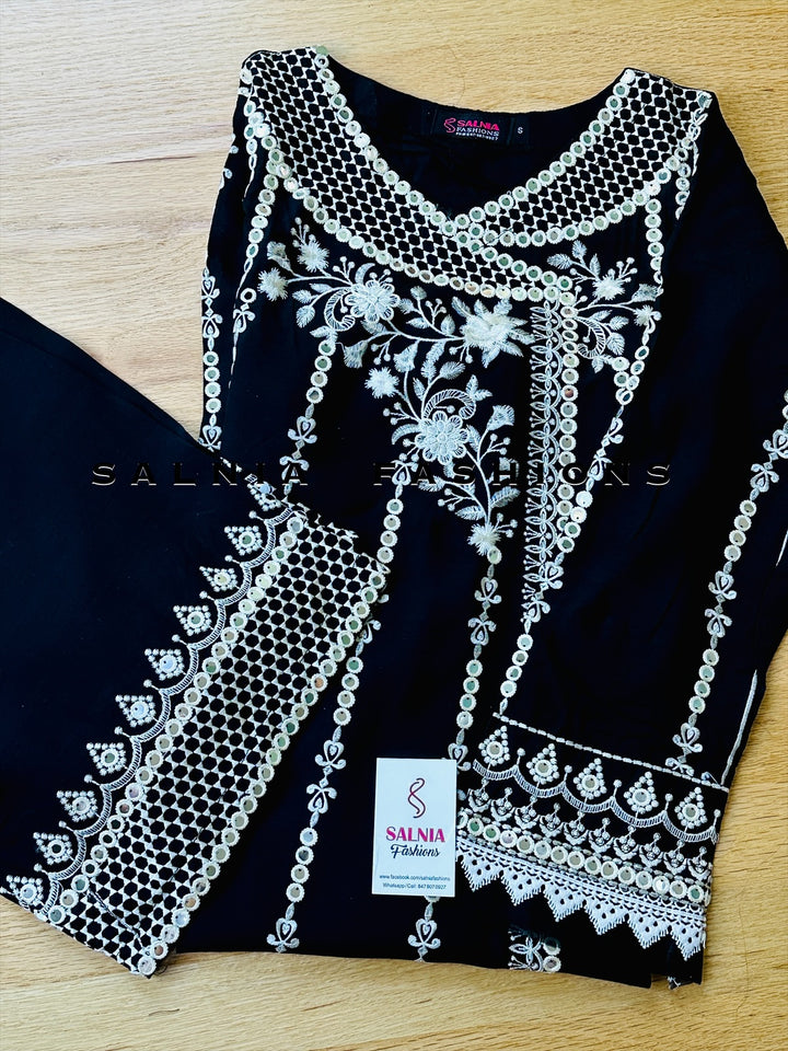EMBROIDERED CO-ORD SHIRT/PANT MQ51
