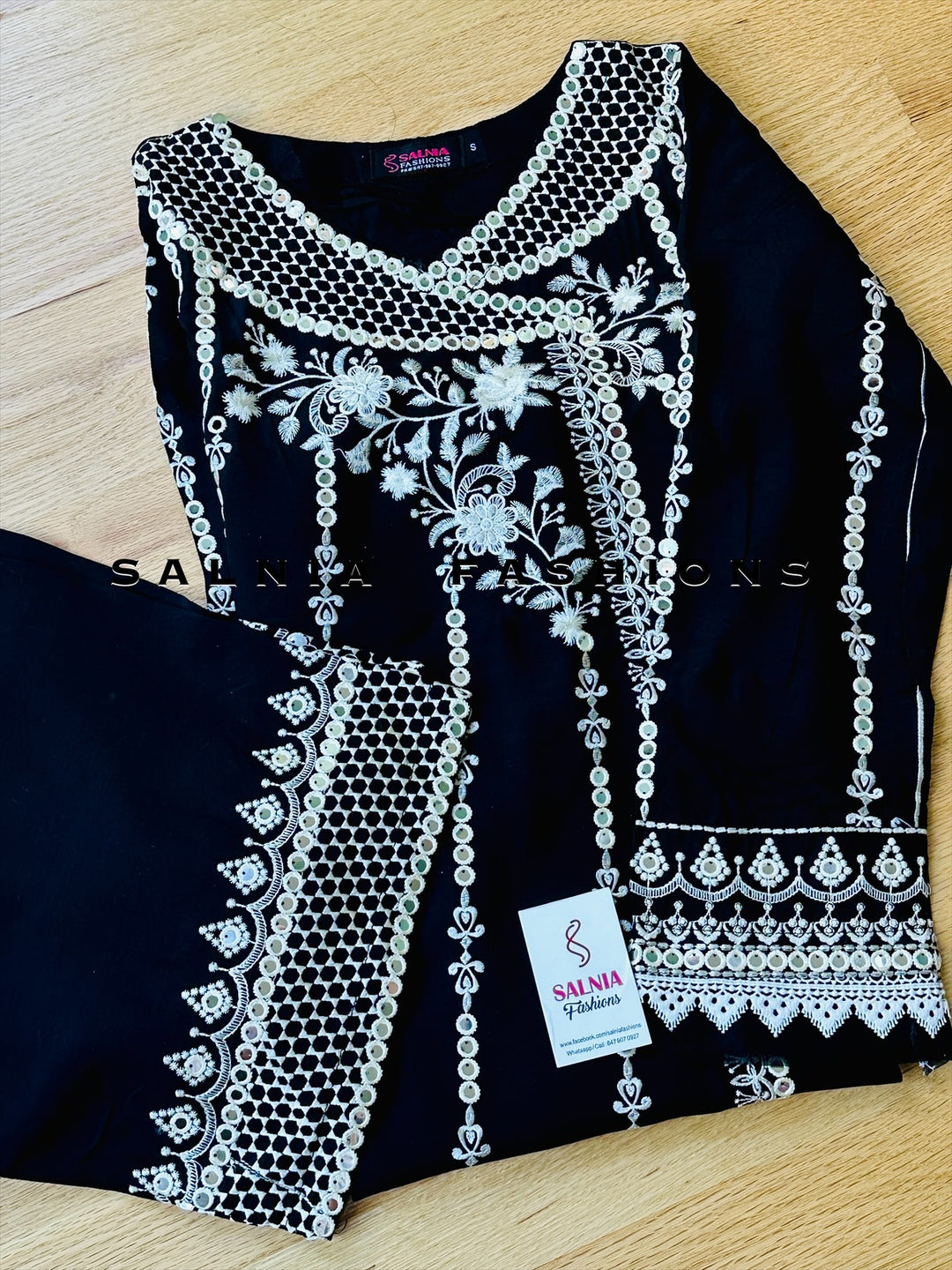 EMBROIDERED CO-ORD SHIRT/PANT MQ51