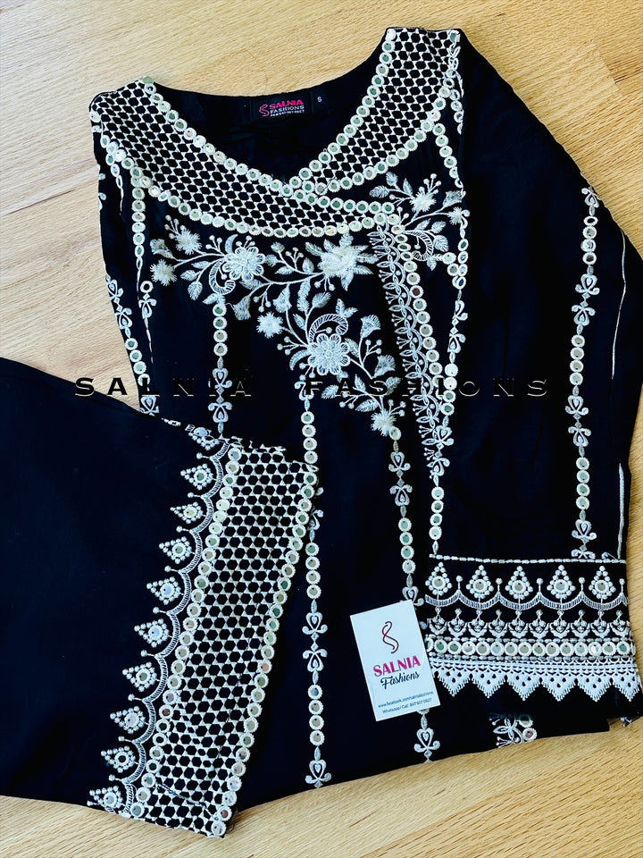EMBROIDERED CO-ORD SHIRT/PANT MQ51