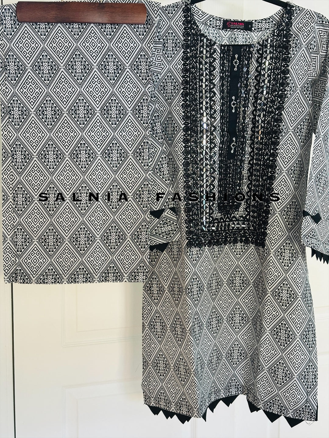 EMBROIDERED CO-ORD SHIRT/PANT MQ65