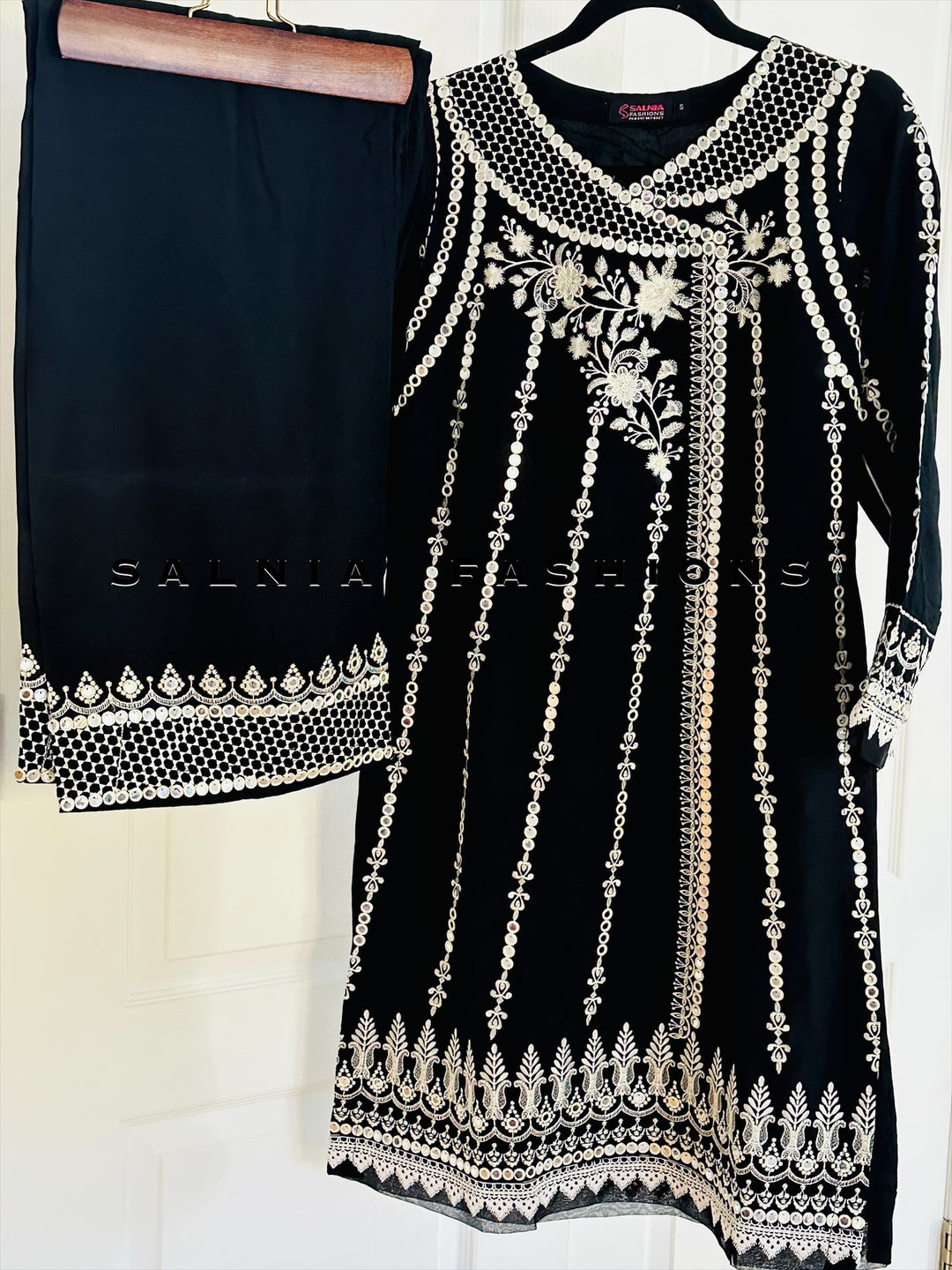 EMBROIDERED CO-ORD SHIRT/PANT MQ51