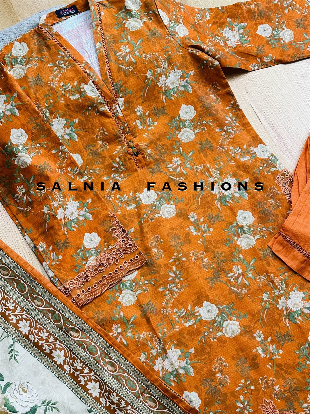 EMBROIDERED KHADDAR SUIT SB03
