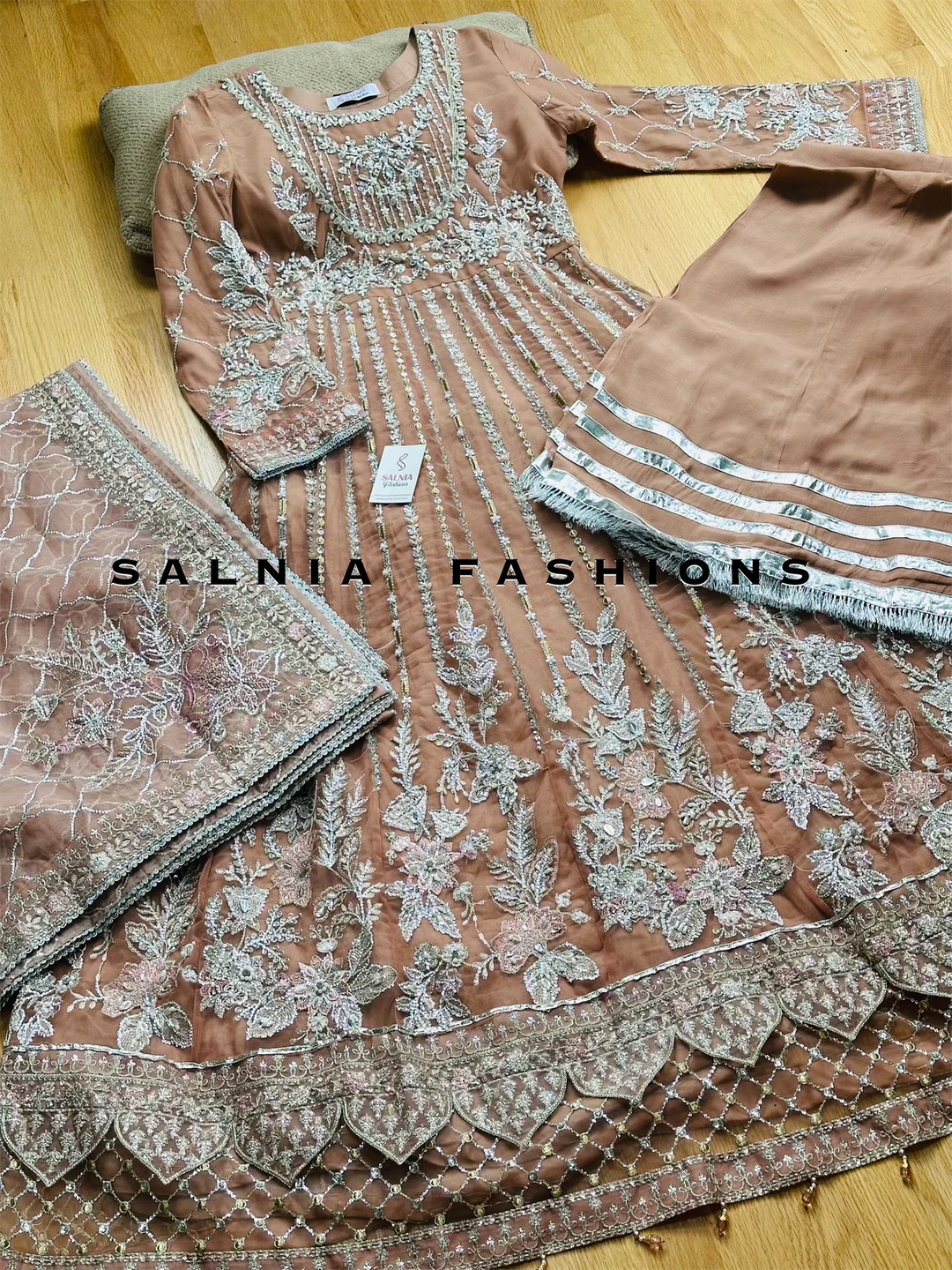 EMBROIDERED PARTYWEAR FROCK ALPW83