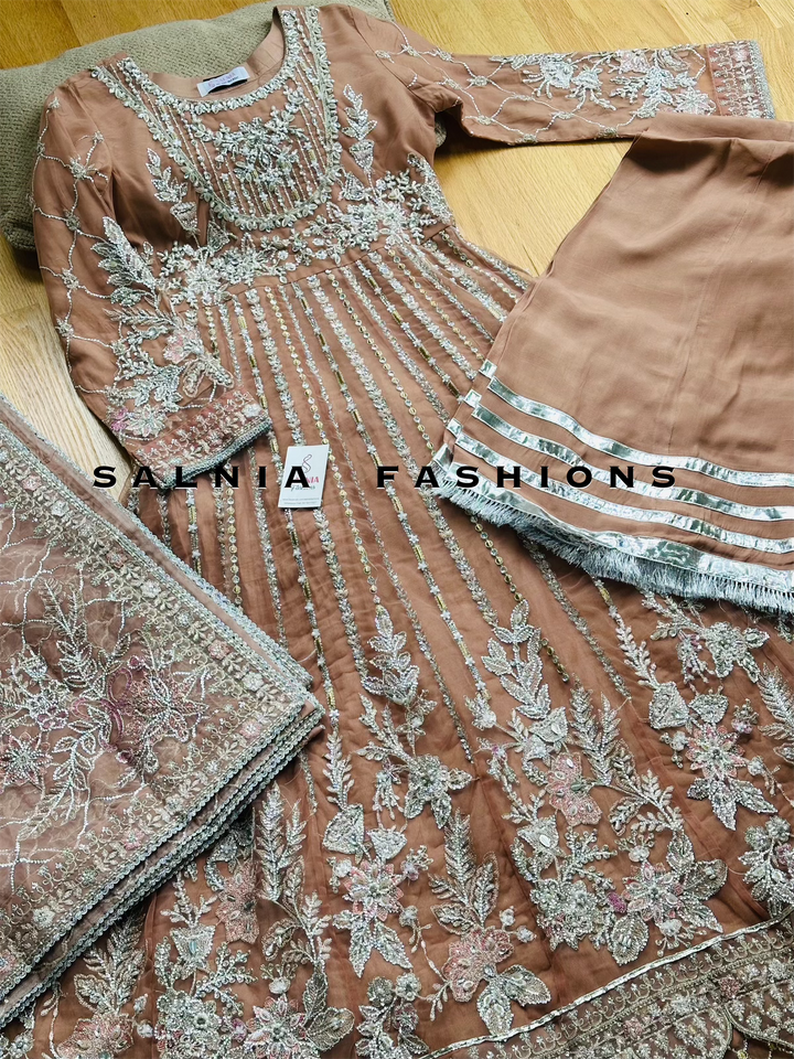 EMBROIDERED PARTYWEAR FROCK ALPW83