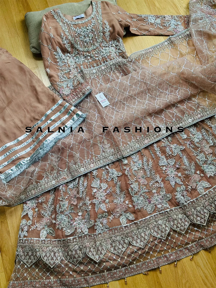 EMBROIDERED PARTYWEAR FROCK ALPW83