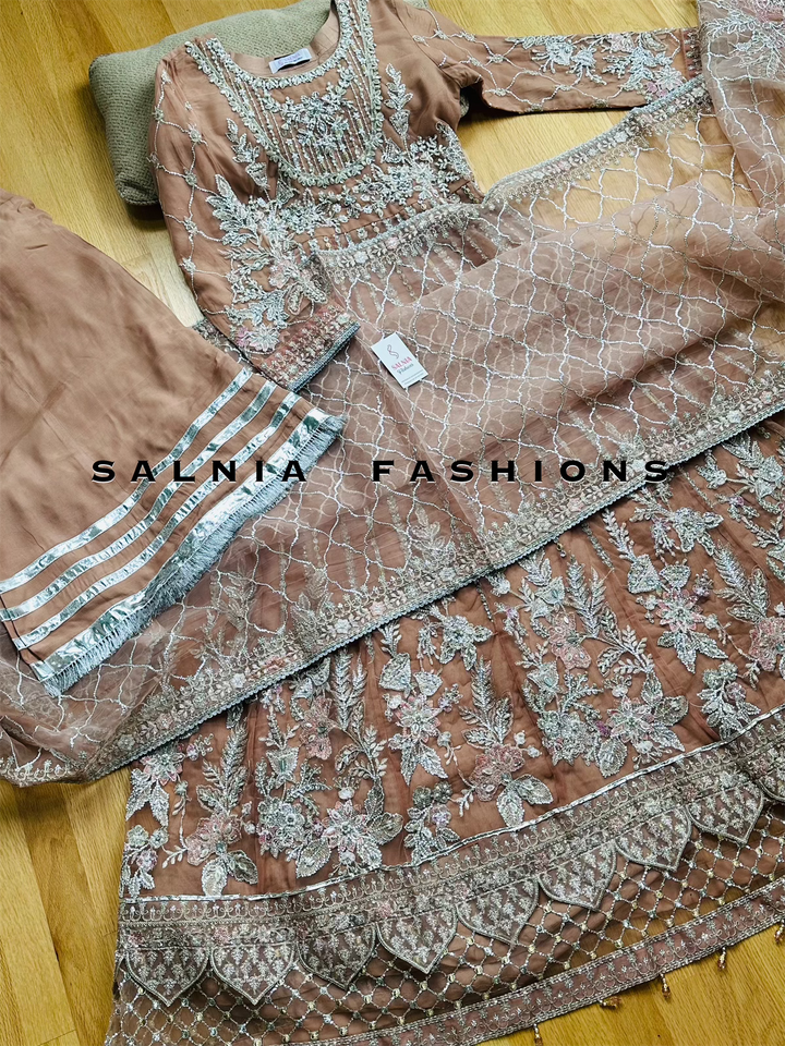 EMBROIDERED PARTYWEAR FROCK ALPW83