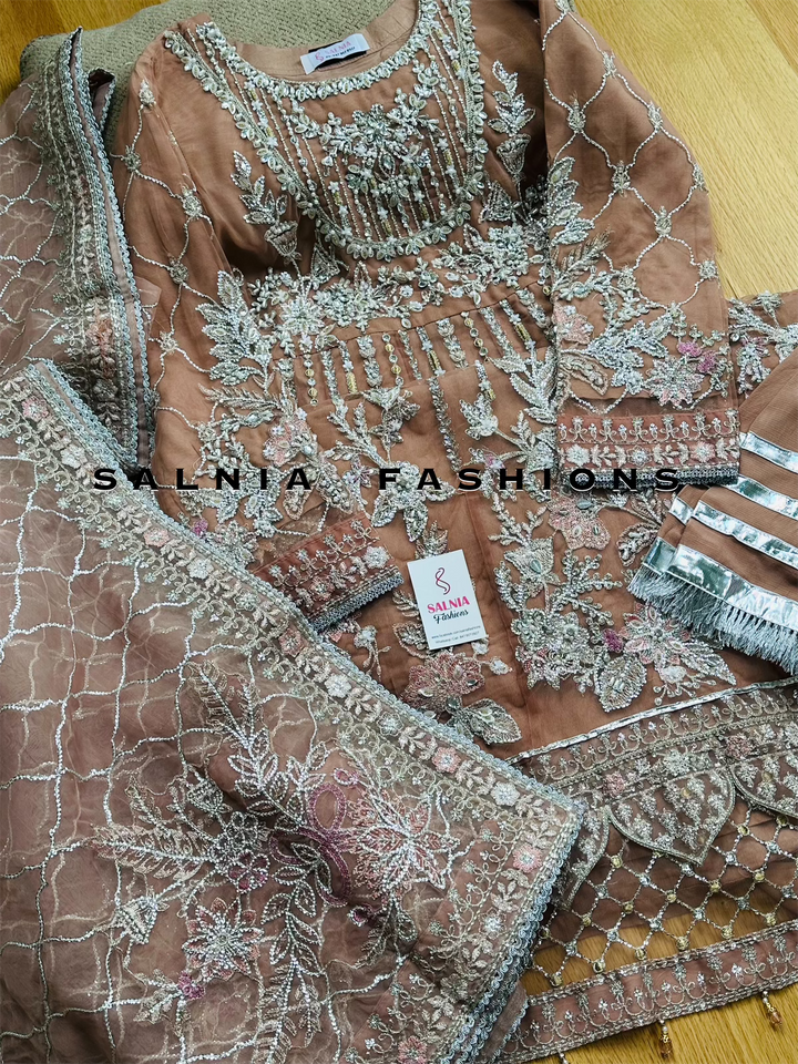 EMBROIDERED PARTYWEAR FROCK ALPW83