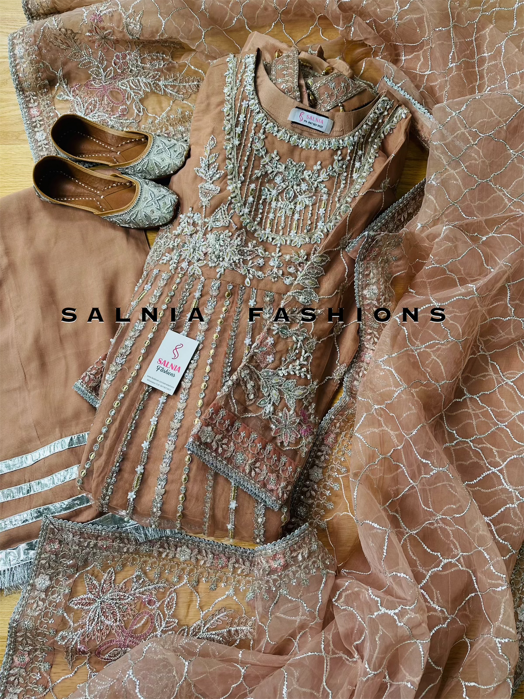 EMBROIDERED PARTYWEAR FROCK ALPW83