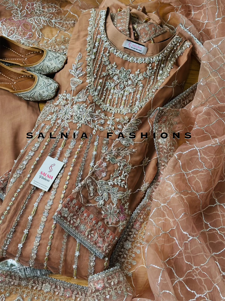 EMBROIDERED PARTYWEAR FROCK ALPW83