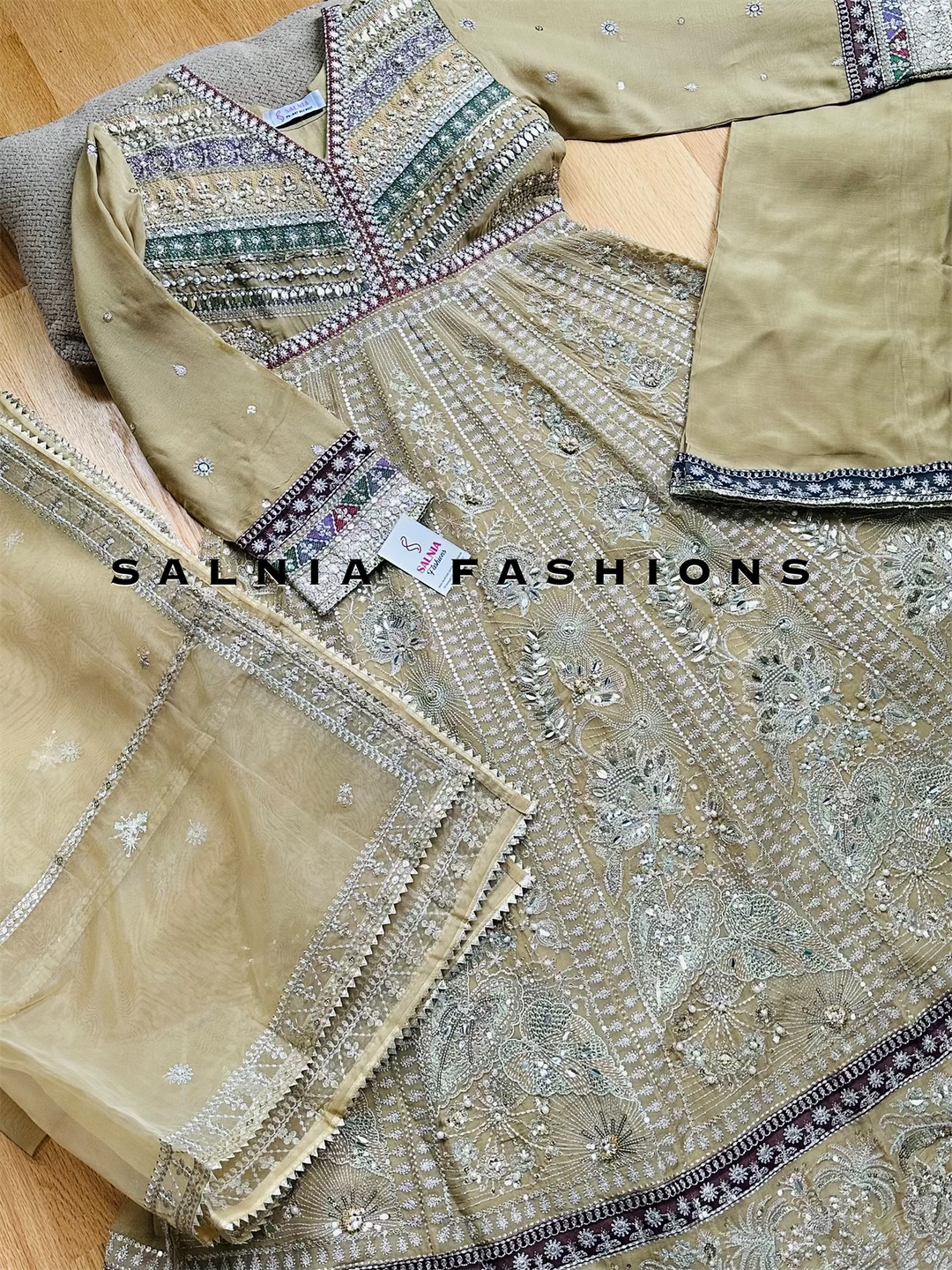 EMBROIDERED PARTYWEAR FROCK ALPW86