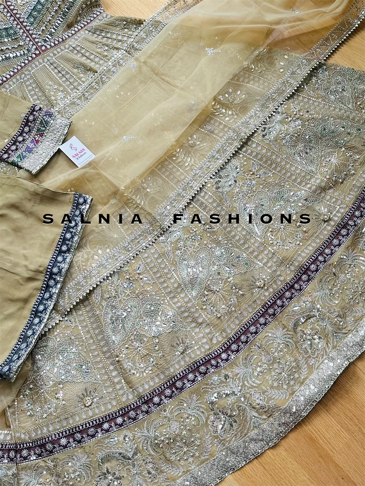 EMBROIDERED PARTYWEAR FROCK ALPW86
