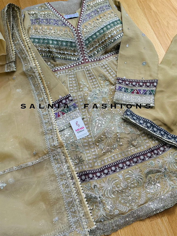 EMBROIDERED PARTYWEAR FROCK ALPW86