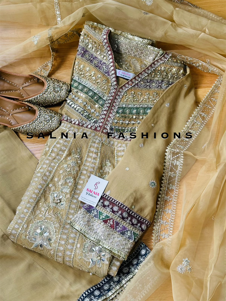 EMBROIDERED PARTYWEAR FROCK ALPW86